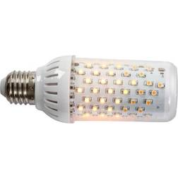 Eldlampa 96 LED Vit E27 465 Lumen Klart glas