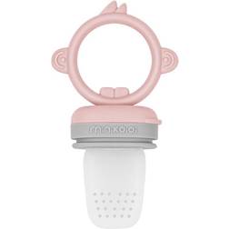 Minikoioi Feeder Teether teething toy for feeding Pinky Pink/Powder Grey