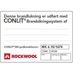 Rockwool Conlit Mærkat MK6.10/1674