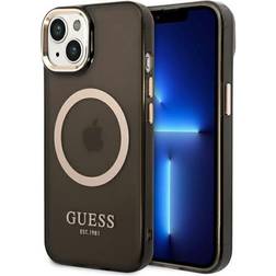 Guess Custodia Traslucida Compatibile con MagSafe per Apple iPhone 14 Plus