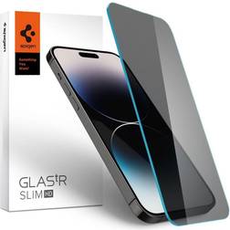 Spigen Glas.tR Slim Privacy iPhone 14 Pro Max Panzerglas 9H