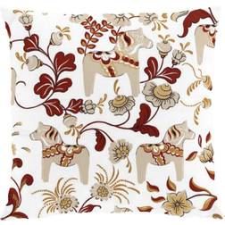 Arvidssons Textil Leksand Kuddöverdrag Röd, Beige (50x)