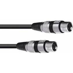 Omnitronic Adaptercable XLRF/XLRF 0.2m