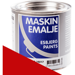 EFAmetal Maskinemalje Case Metalmaling Rød 0.75L