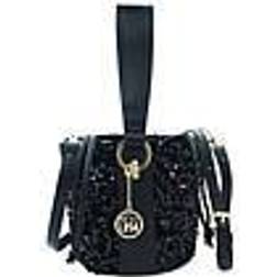 Badgley Mischka Bucket Bag Black