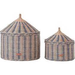 OYOY Circus Basket 2-pcs Blue