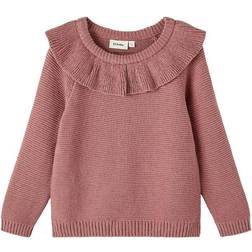 Lil'Atelier Rosanna Loose Knit - Burlwood