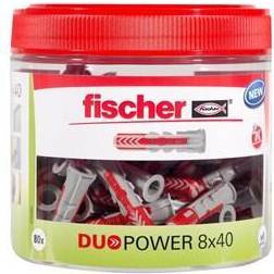 Fischer DuoPower 8 40 round tin 80 pcs.