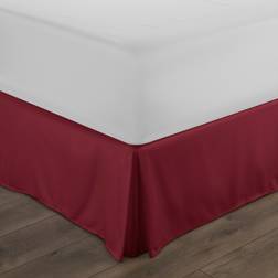 Home Collection Skirt Valance Sheet Red