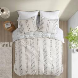 Ink+ivy 3pc King/California Jacquard Bedspread White (264.16x233.68)