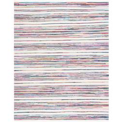 Safavieh Rag Rug Pink, White, Multicolor