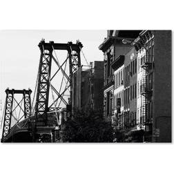 Trademark Fine Art Williamsburg Bridge Yale Gurney Hidden Architecture Framed Art