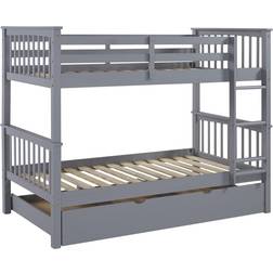 Walker Edison Twin Trundle Bed 74x42"