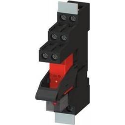 Siemens Plug-in relæ komplet enhed 2 W, 115 V AC LED modul rød base med logic isolation fjeder terminal (pus