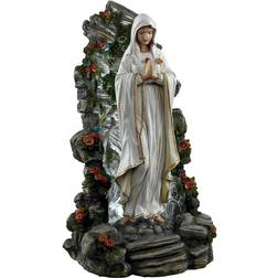 Design Toscano 19 H Virgin Mary Illuminated Garden Grotto Figurine