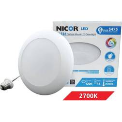 Nicor DLS56 7.25-in Ceiling Flush Light