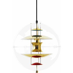 Verner Panton VP Globe Brass Lampada a Sospensione 40cm