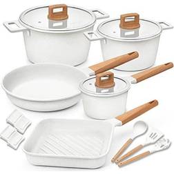 COOKLOVER - Cookware Set with lid 15 Parts