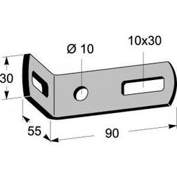 Universal Galvaniseret 90x55x30mm Mp 900 Z