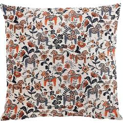 Arvidssons Textil Leksand Mini Jacquard Kuddöverdrag Orange, Blå, Beige