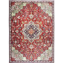 Arkiio Handknuten Persisk Patinamatta Tabriz 235x320 Röd, Grön