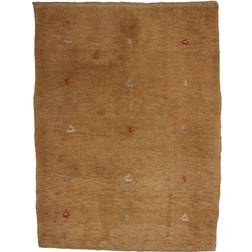Arkiio Handknuten Persisk Gabbeh Shiraz Creme 105x138 Beige