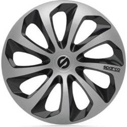 Sparco Hubcap SPC1673SVBK 16" Black/Silver