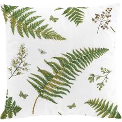 Arvidssons Textil Stensöta Kuddöverdrag Grön, Vit