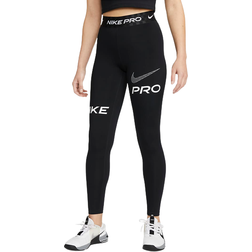 Nike Pro Women's Mid-Rise Full-Length Graphic Training Leggings