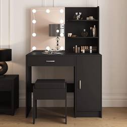 Vabches Two-Tier Dressing Table 35.4x15.7"