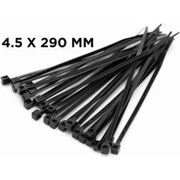 Kabelbinder (Strips) 4,5x290mm sort 100Stk