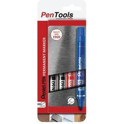 Pentel N60 Permanent Marker Chisel Assorted (Pack of 4) N60-PRO4ABCEU