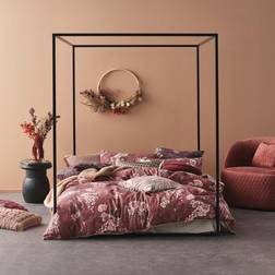 Linen House Vintage Floral Set Duvet Cover White, Red, Pink