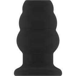 Shots Toys Sono – No.50 – Tunnel medium – ihålig analplugg, 10 cm, svart