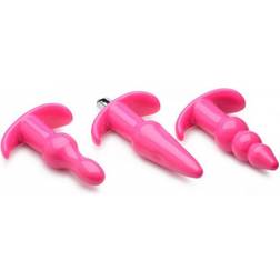 Frisky Thrill Trio Anal Plug Set of 3 Pink