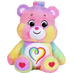Care Bears 22077 35,5 cm (14 tum) medelstor plyschleksak, gosiga leksaker för barn, mjuka leksaker för flickor och pojkar, söta teddies lämpliga för flickor och pojkar i åldern 4 år
