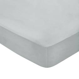 of Belfast Fine Linens 300 Thread Count Bed Sheet Grey, Silver