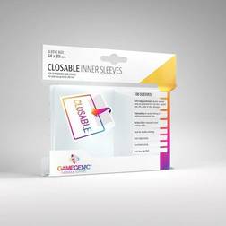 Gamegenic Closable Inner Sleeves (Perfect/Precise fit) Clear (Transparent) (100 Kortlommer)