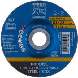 Pferd Slibeskive E125-2,8 A46 P PSF-Inox-Duo; 125x2,8 mm