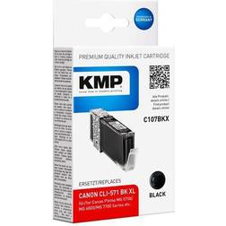 KMP Druckerpatrone Kompatibel Zu Canon CLI-571 XL - Schwarz