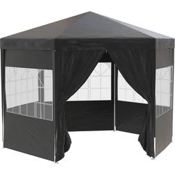 OutSunny Outdoor Party Tent 3.85x3.32 m