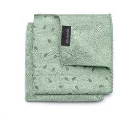 Brabantia Chiffons de Nettoyage en Microfibre Sinkside - Éponge et Microfibre - Lavable en Machine - Jade Green