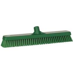 Vikan 70622 19" Deck/Wall Scrub- Stiff, Green