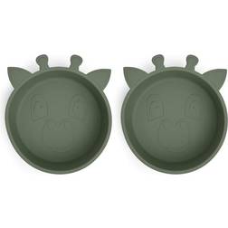 Nuuroo Alex deep plate 2-pack Dusty Green