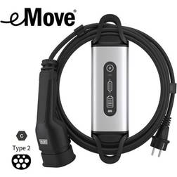 DEFA eMove 6A transportabel lader til 230V, 6m kabel