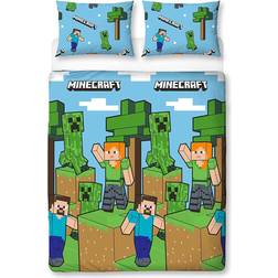 Minecraft Reversible 2 Sided Bedding Duvet Cover 200x200cm