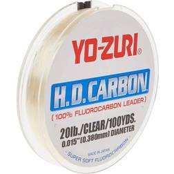 Yo-Zuri H.D. Carbon Fluorocarbon Leader Line, Clear, 60-Pound/30-Yard