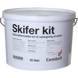 Cembrit Naturfarvet skiferkit spand à 10 liter. Til natur/fibercementskifer