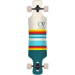 Ocean Pacific Swell Drop Through 36" Longboard Completo fantasia off white/teal