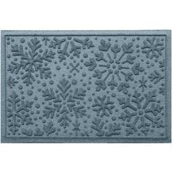 Bungalow Flooring Aqua Shield Snowflake Gray, Blue